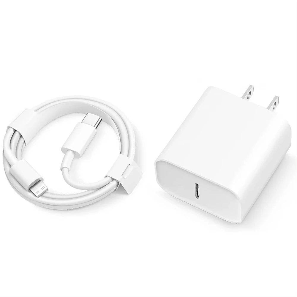 NNBILI PD 20W Fast Charger For iPhone 11 12 13 14 Pro Max XR X XS Max 8 Plus Phone Charger 3.3ft Cable Fast Charging Accessories